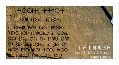 escritura tifinagh tuareg