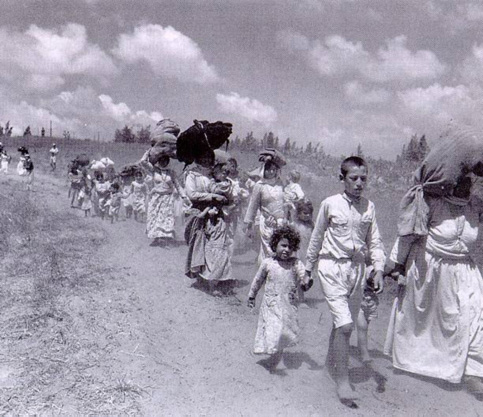 Nakba. Palestinos expulsados de sus casas en 1947